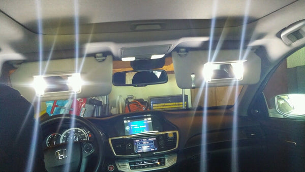 2013 2014 2015 2016 Honda Accord high powered LED interior light set.